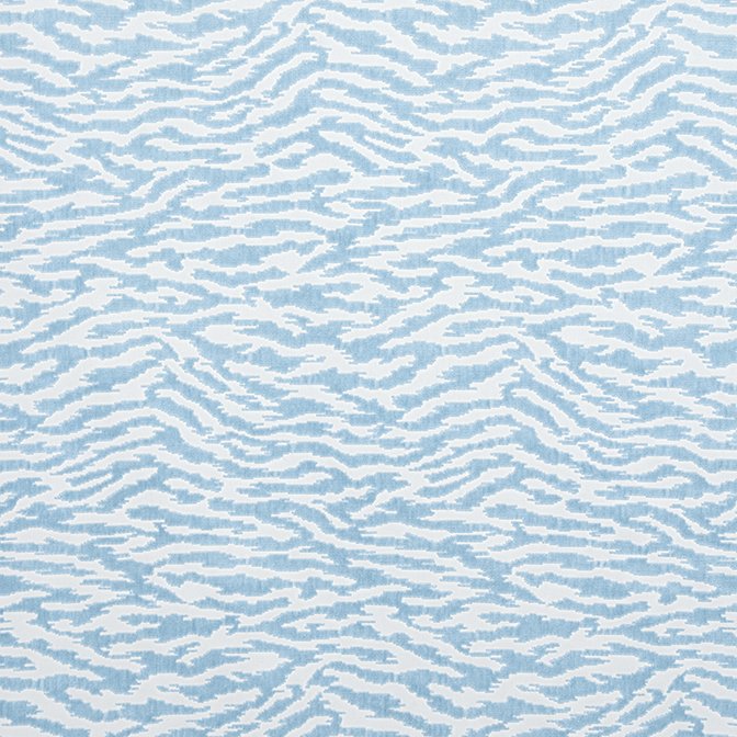 Anna French Tadoba Velvet Fabric in Sky